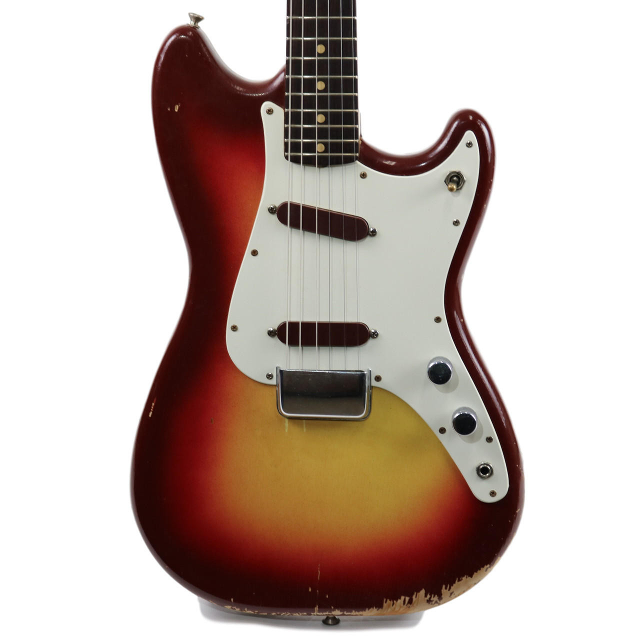 Vintage 1963 Fender Duo-Sonic in Rare Sunburst Finish | Cream City