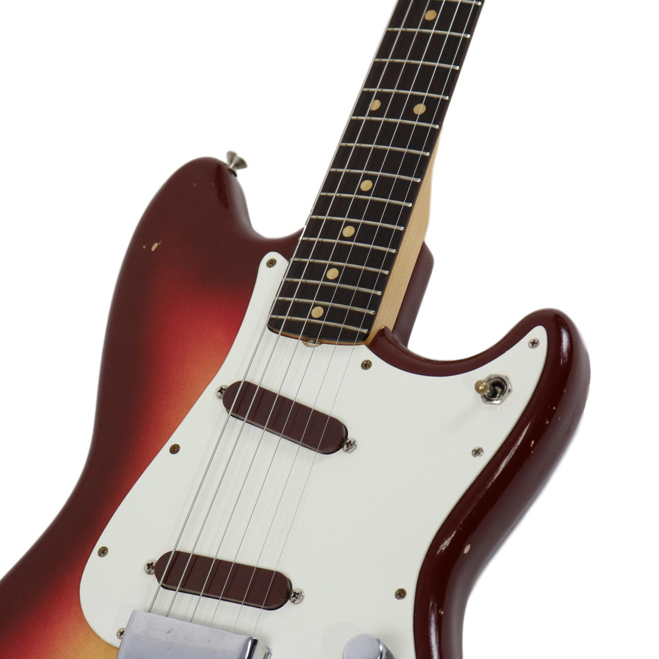 Vintage 1963 Fender Duo-Sonic in Rare Sunburst Finish | Cream City