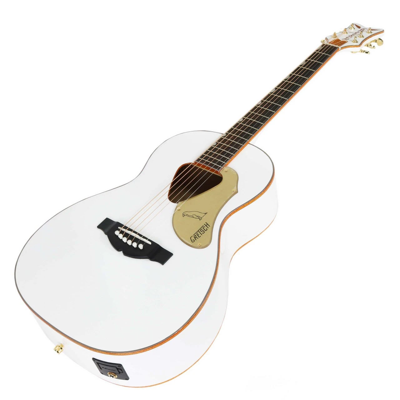 Gretsch G5021WPE Rancher Penguin Parlor Acoustic Electric in White 