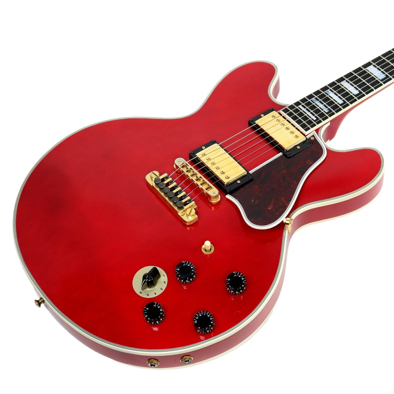 2001 Gibson Memphis B.B. King Lucille ES-355 Stereo Cherry | Cream