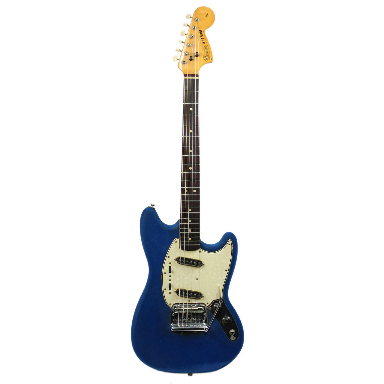Vintage 1966 Fender Mustang Blue Velour Covering | Cream City Music