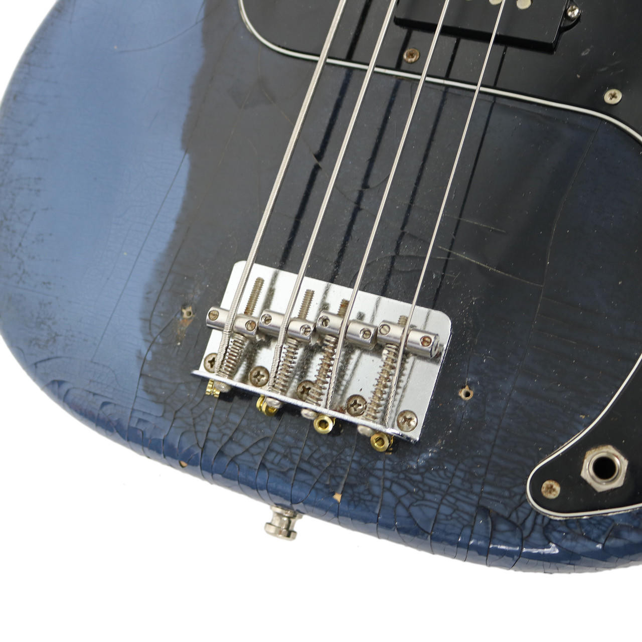 Vintage 1980 Fender Precision Bass Black Faded to Blue | Cream