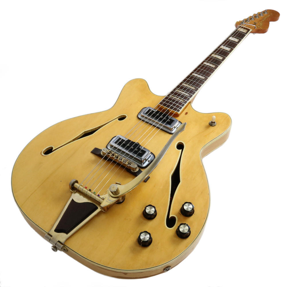 Vintage 1968 Fender Coronado Wildwood II Electric Guitar Stripped