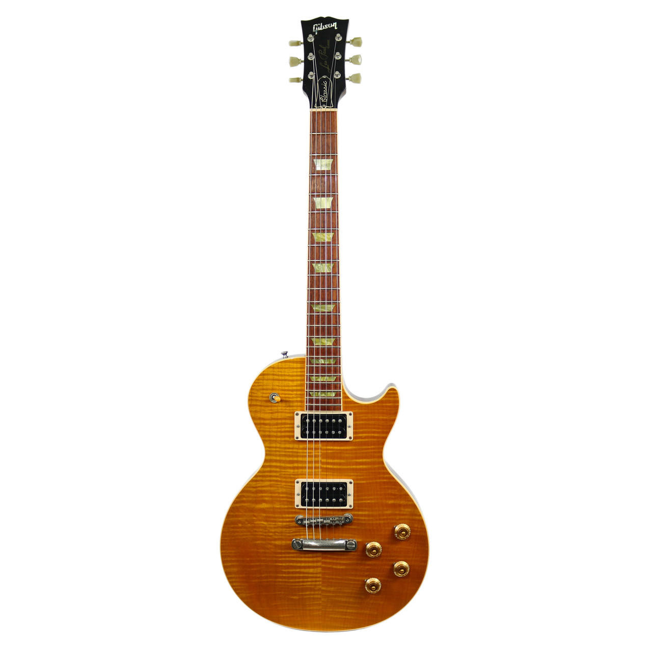 1999 Gibson Les Paul Classic Plus Amber | Cream City Music