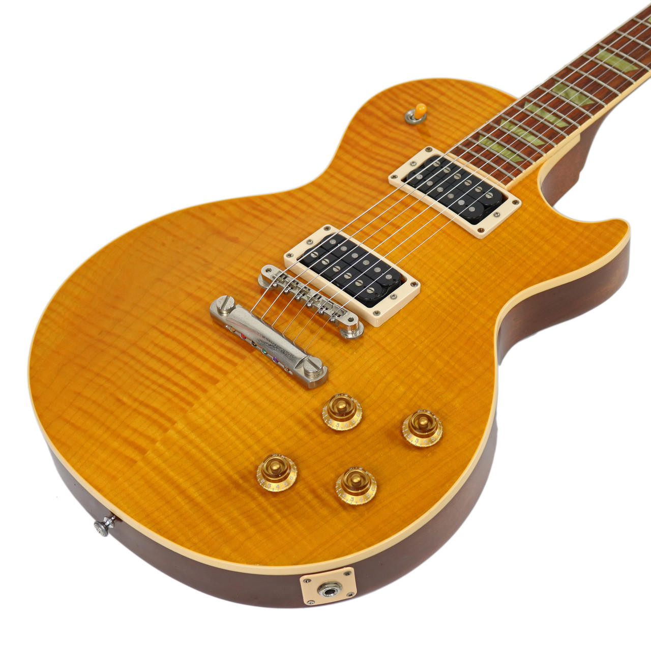 1999 Gibson Les Paul Classic Plus Amber | Cream City Music