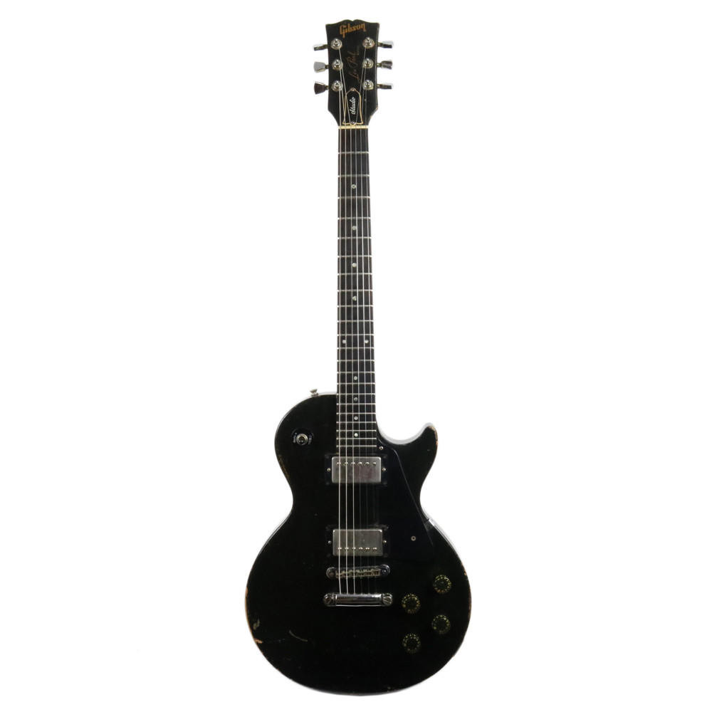 Vintage 1983 Gibson Les Paul Studio Electric Guitar Ebony Finish