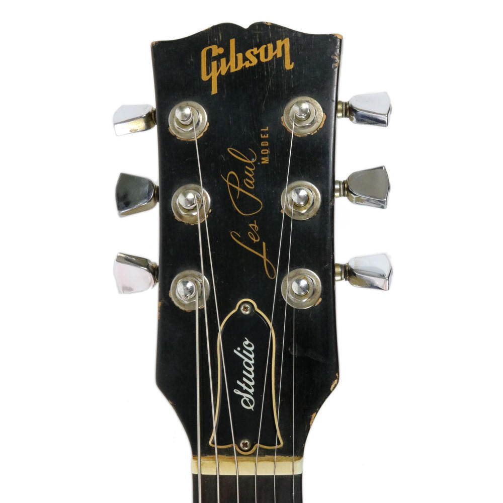 Vintage 1983 Gibson Les Paul Studio Electric Guitar Ebony Finish