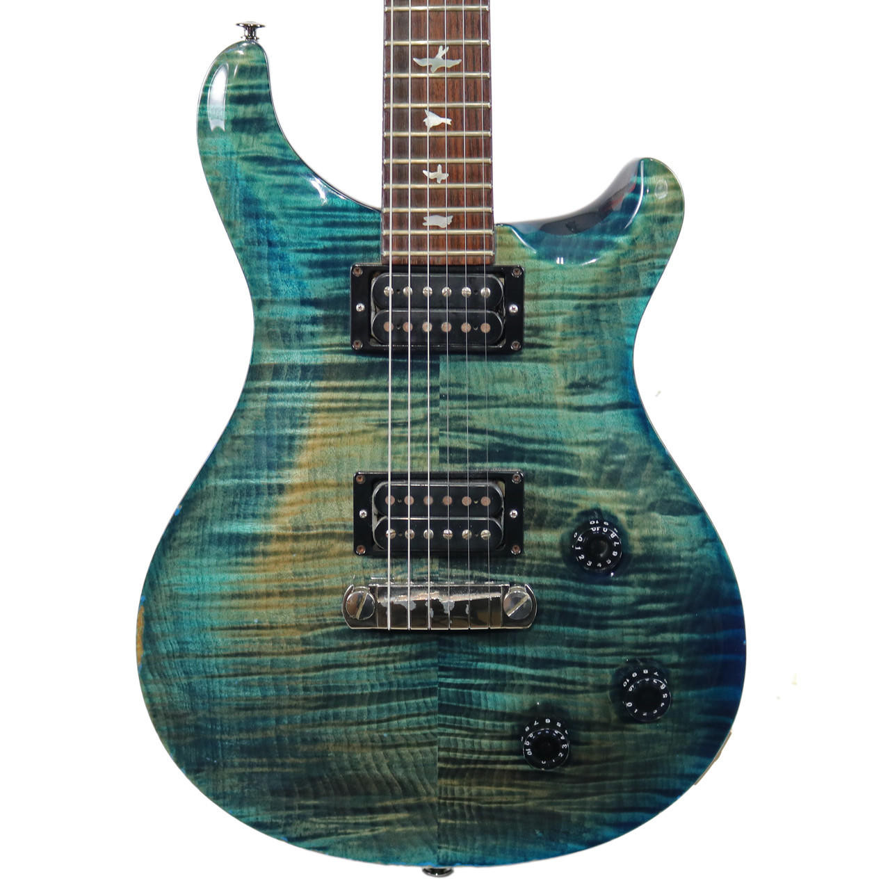 1993 PRS Paul Reed Smith Custom 22 Ten Top Whale Blue | Cream City