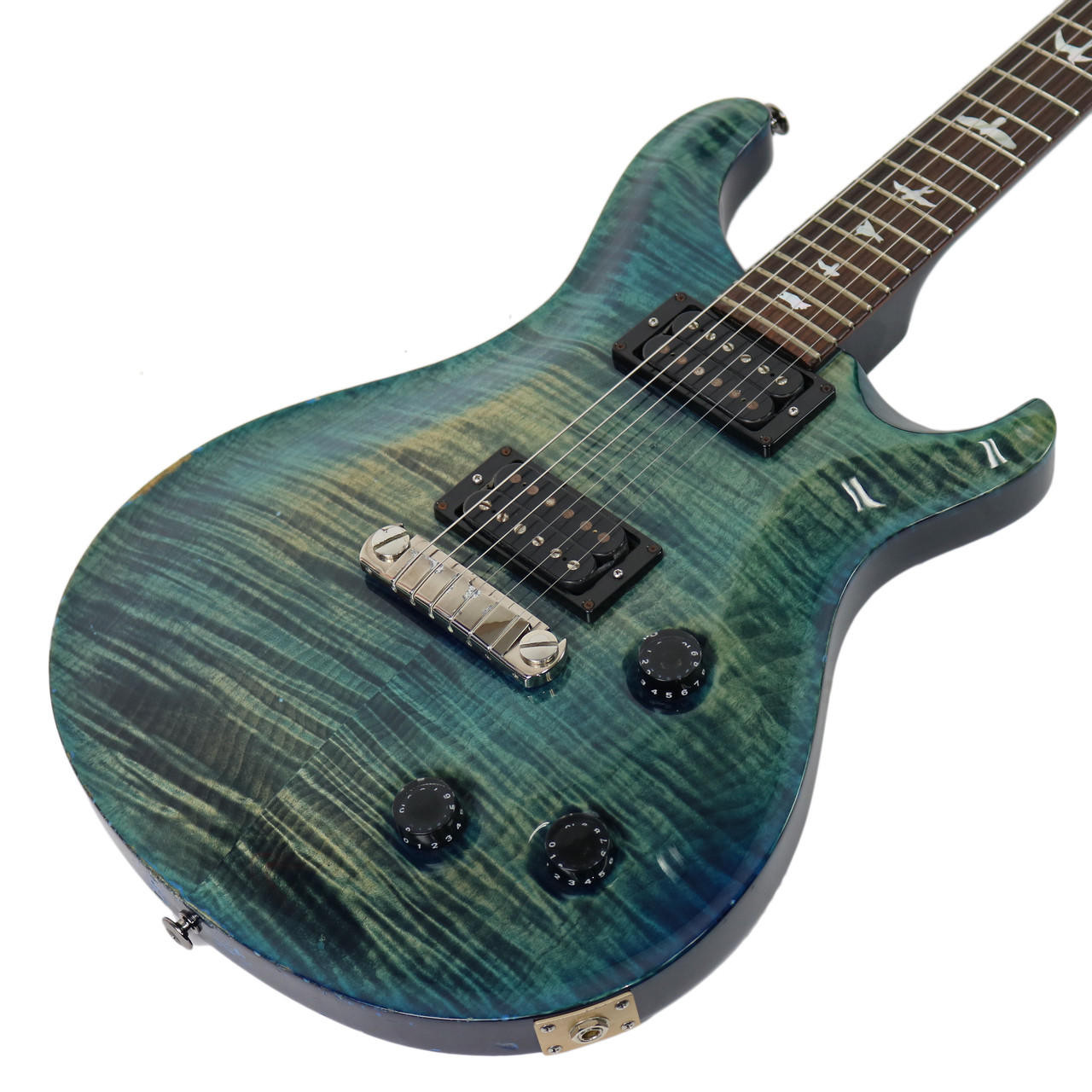 ギター PRS custom 1993 PRS Paul Reed Smith Custom 22 Ten Top Whale Blue | Cream City