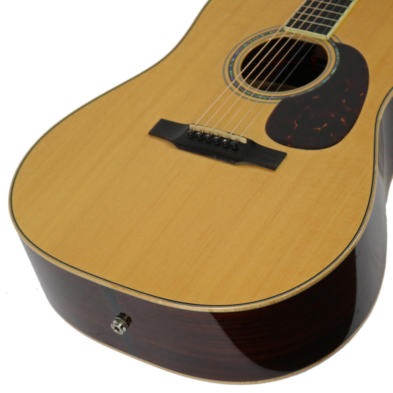 1997 Larrivee D-09 Dreadnought Acoustic Electric Natural | Cream