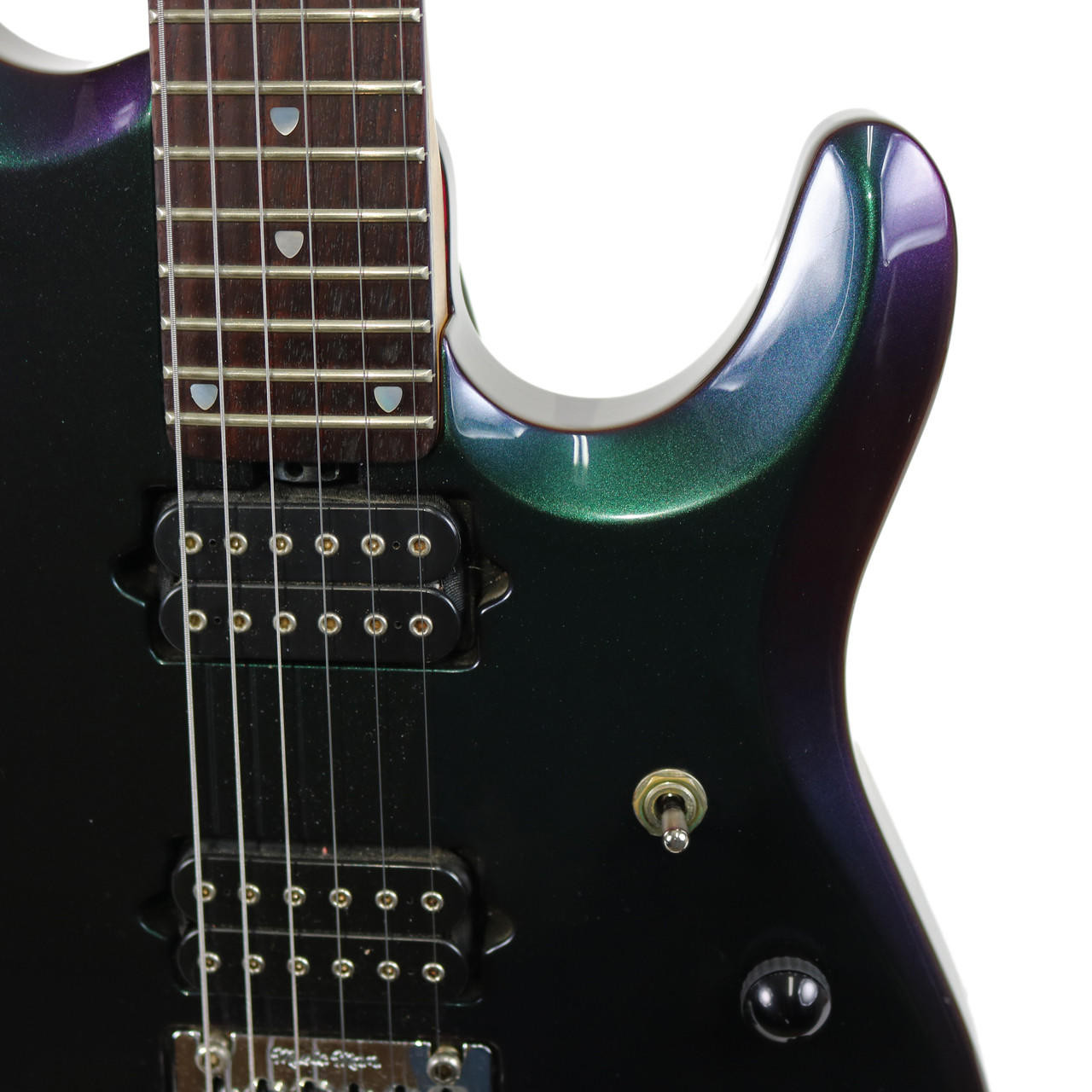 2001 Ernie Ball Music Man JP6 John Petrucci Mystic Dream w/ Piezo
