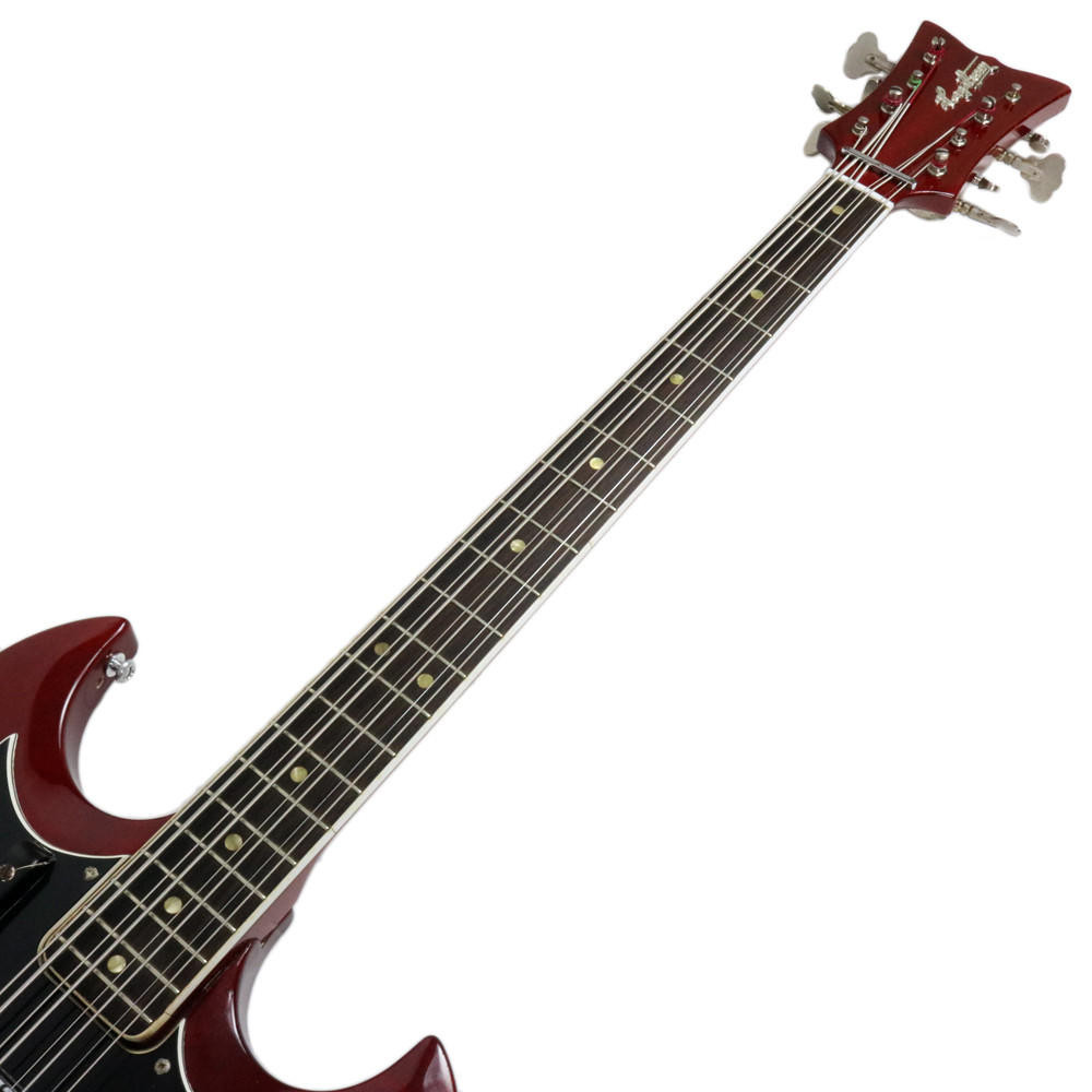 Vintage 1960's Hagstrom H-8 8-String Electric Bass Guitar Cherry