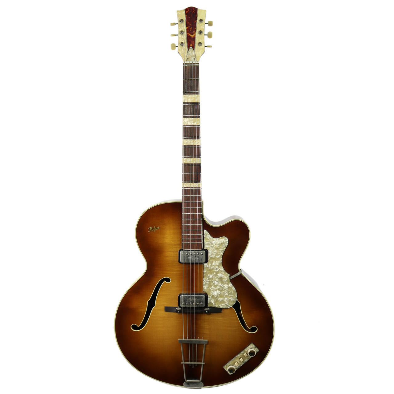 Vintage 1965 Hofner 457 Electric Archtop Sunburst | Cream City Music