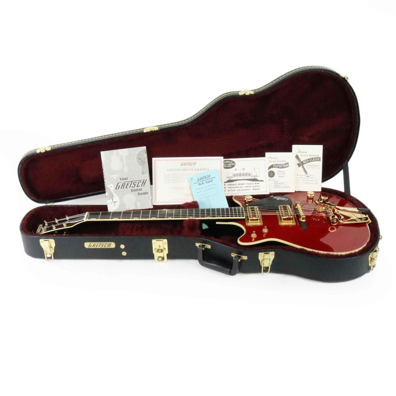 Gretsch G6131T-62 Vintage Select    62 Jet Firebird - Red | Cream