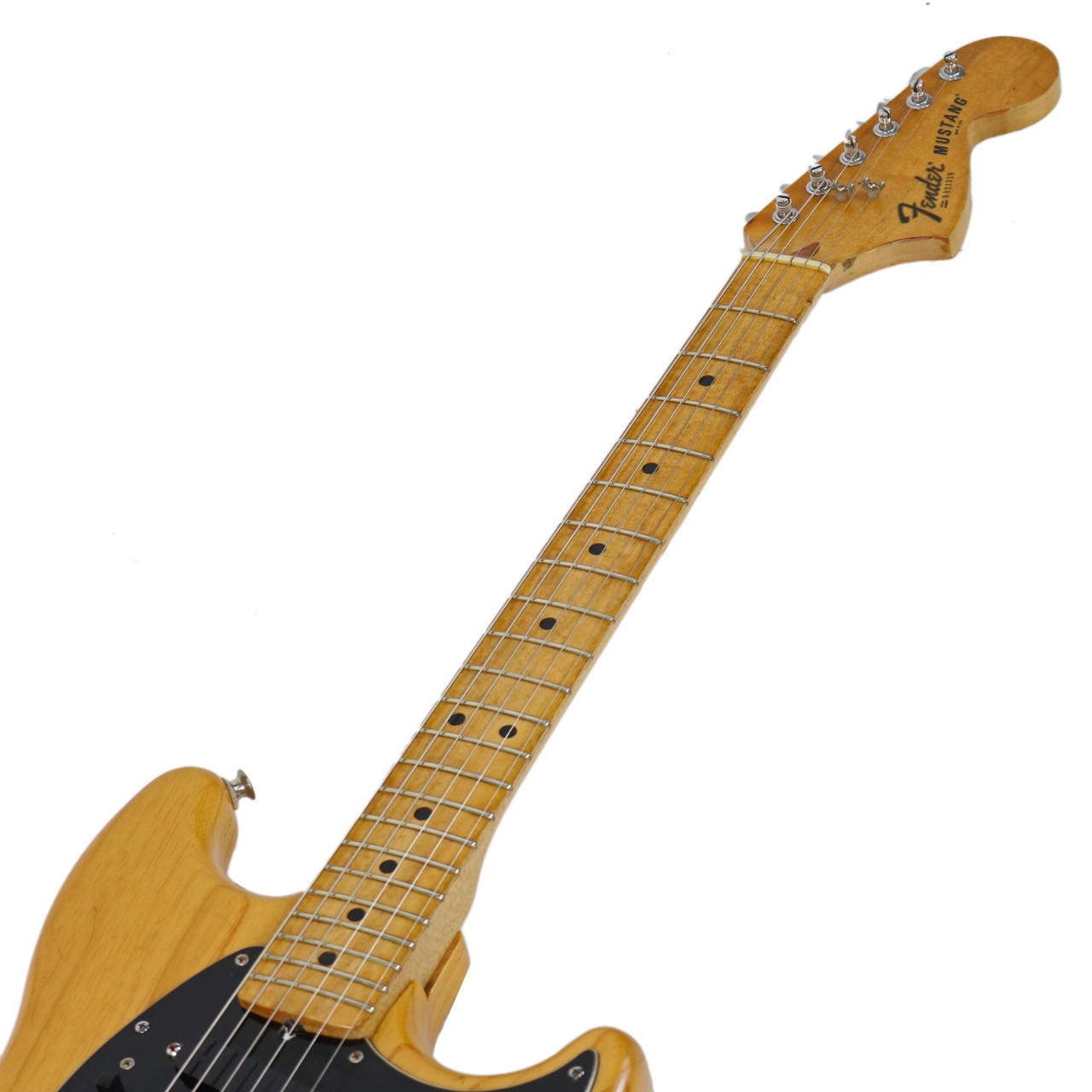 Vintage 1978 Fender Mustang Natural Finish | Cream City Music