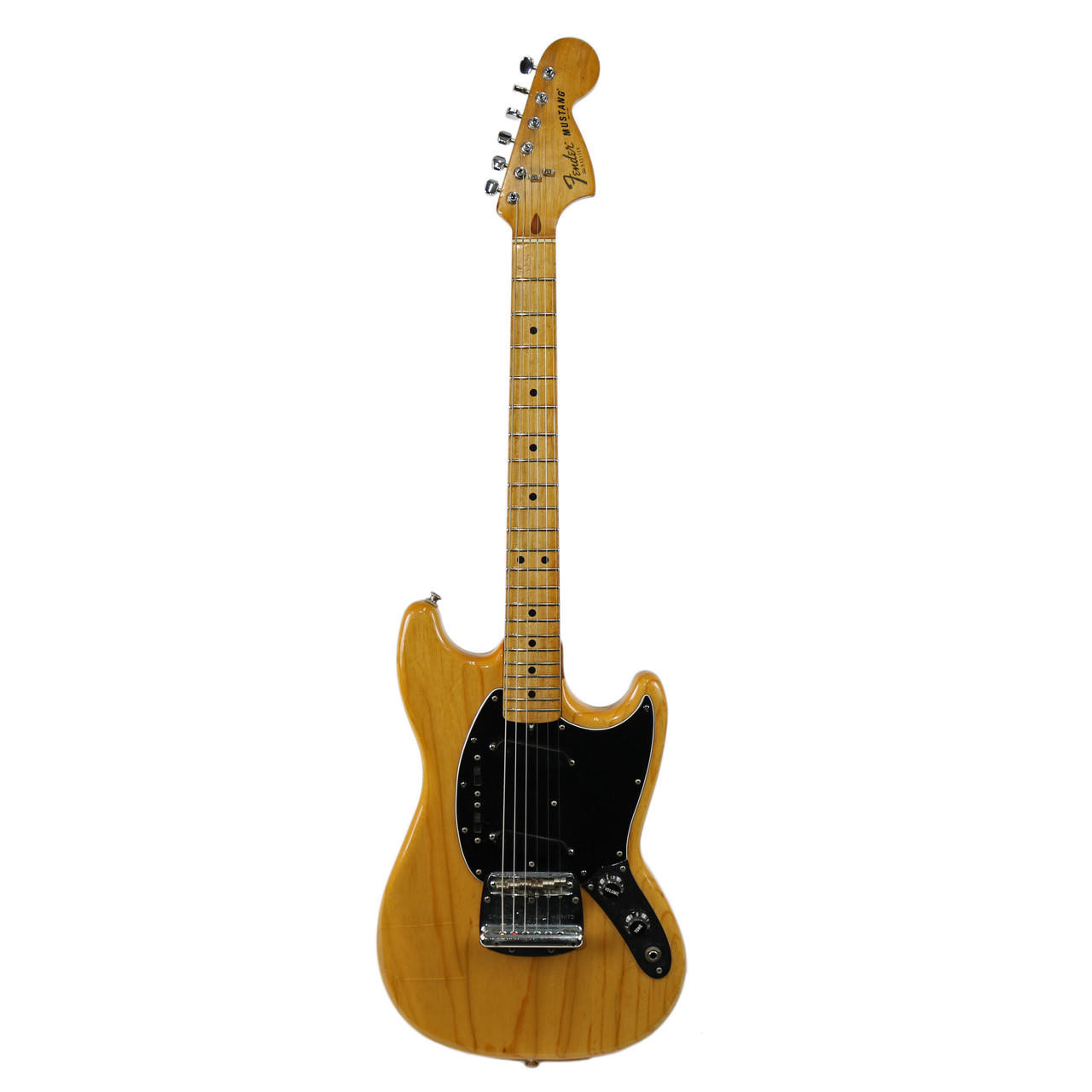 Vintage 1978 Fender Mustang Natural Finish | Cream City Music