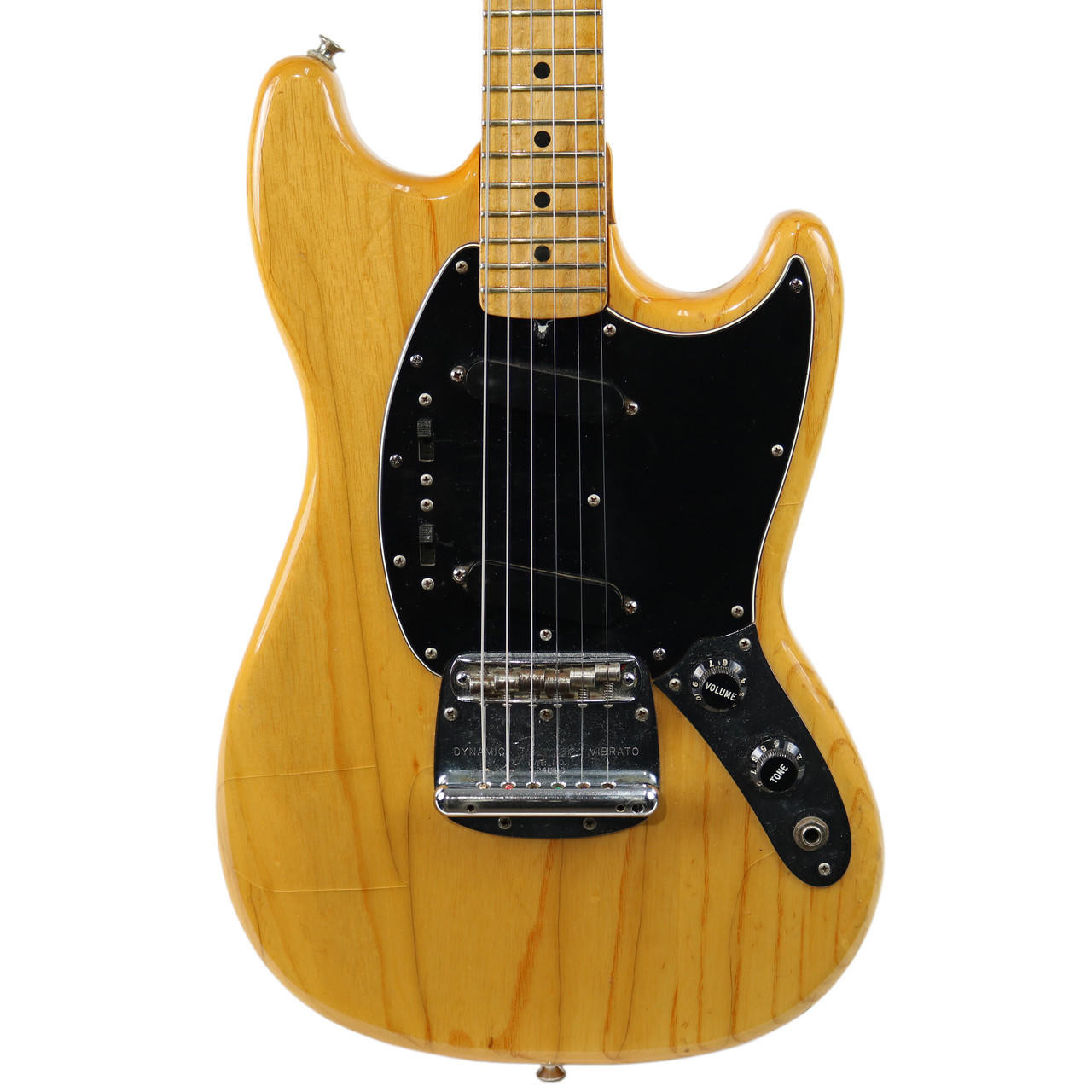 Vintage 1978 Fender Mustang Natural Finish | Cream City Music