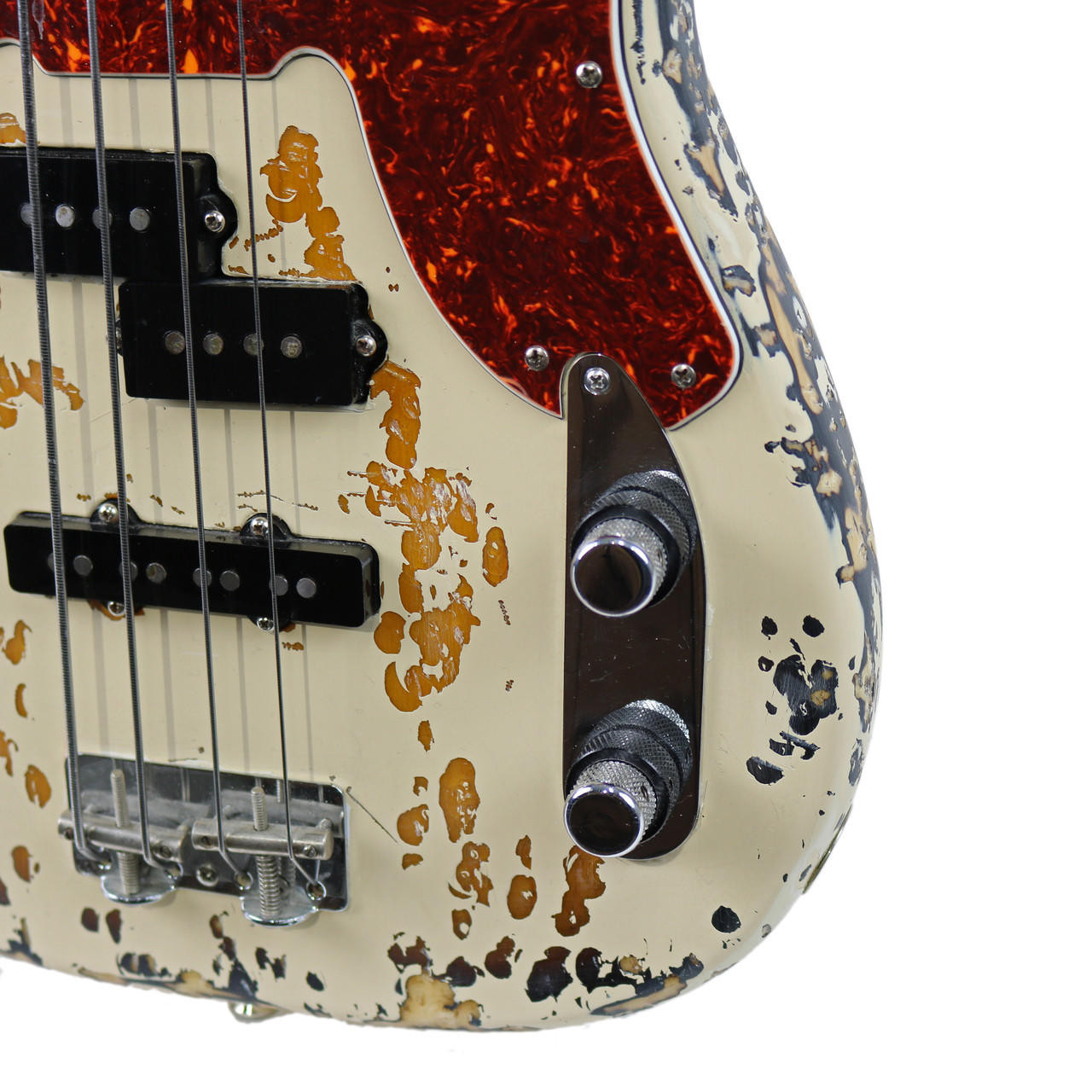 1993 Fender Custom Shop '50s P/J Precision Jazz Bass Olympic White