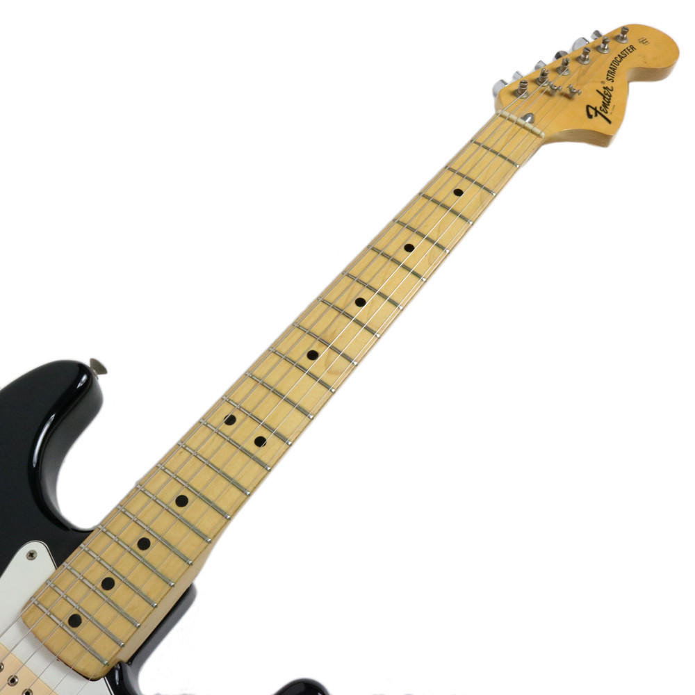 Vintage 1975 Fender Stratocaster Electric Guitar Black Finish
