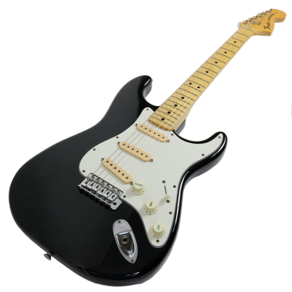 Vintage 1975 Fender Stratocaster Electric Guitar Black Finish