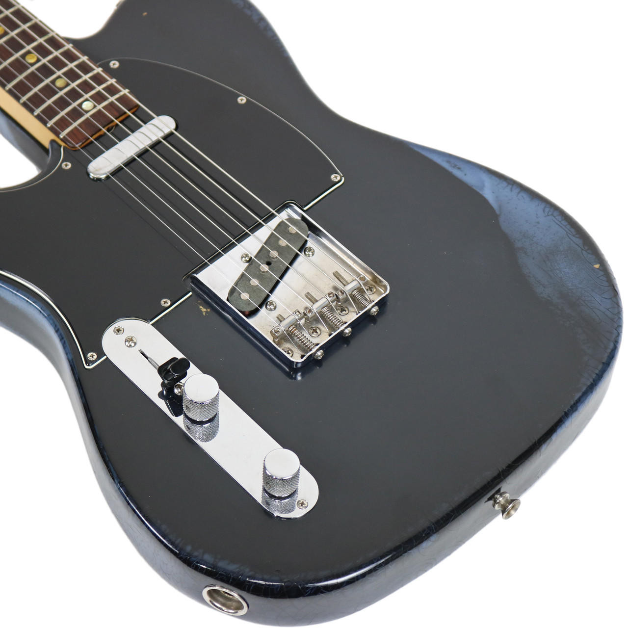 Vintage 1979 Fender Left Handed Telecaster Black | Cream City Music