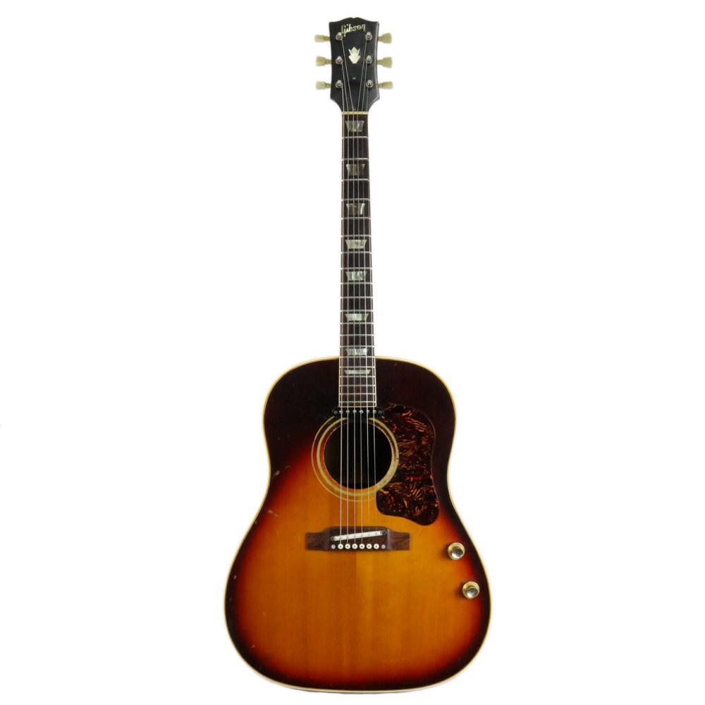 Vintage 1966 Gibson J-160E Dreadnought Acoustic Guitar Sunburst