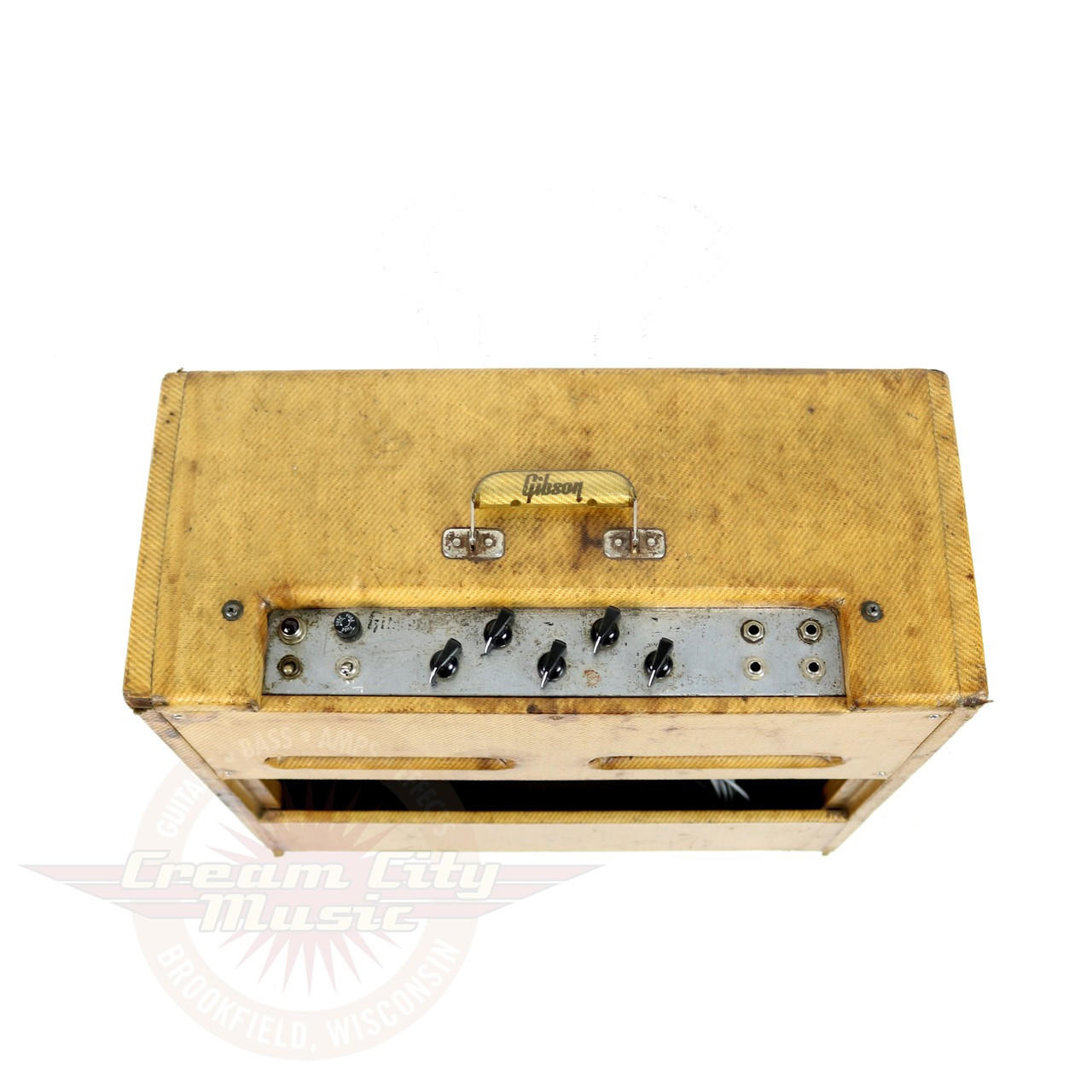 Vintage 1961 Gibson GA-40T Les Paul 15W 1x12 Tube Combo Amp Tweed