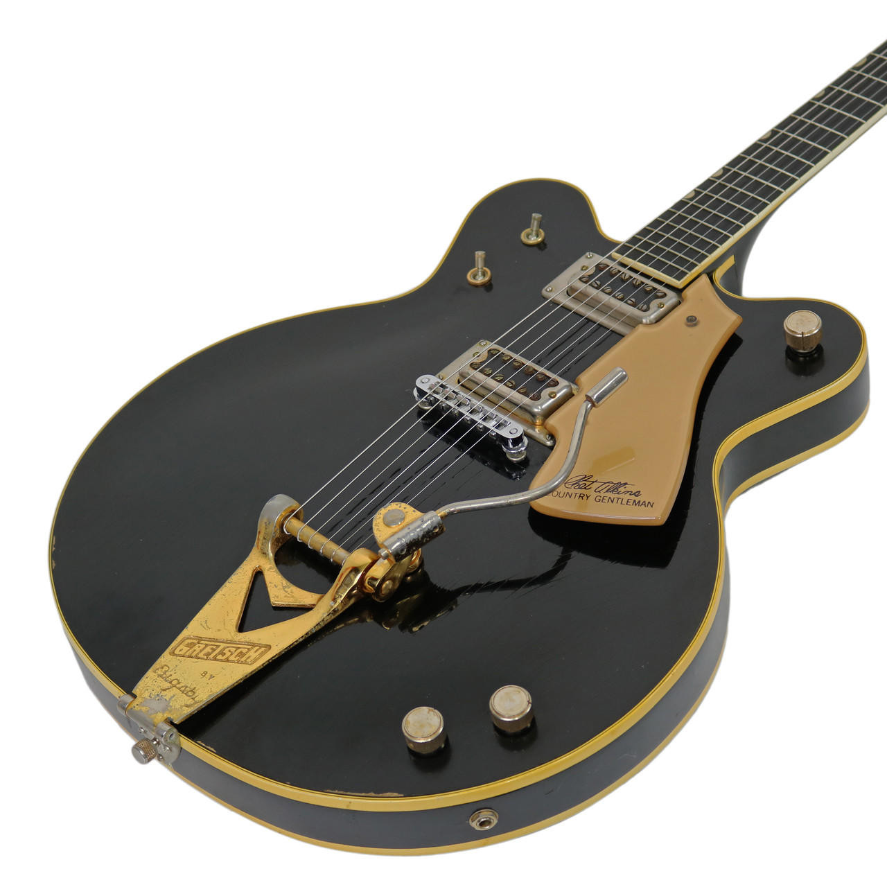 Vintage Gretsch 7670 Chet Atkins Country Gentleman Custom Black