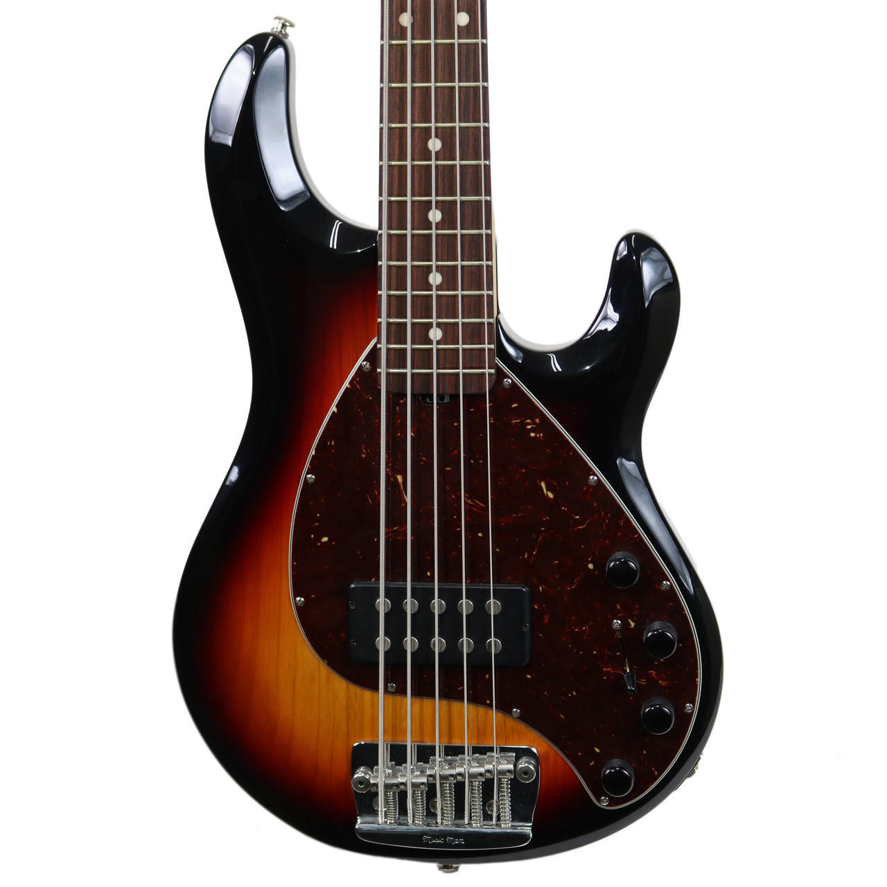 2005 Ernie Ball Music Man Stingray 5-String Bass Sunburst | Cream