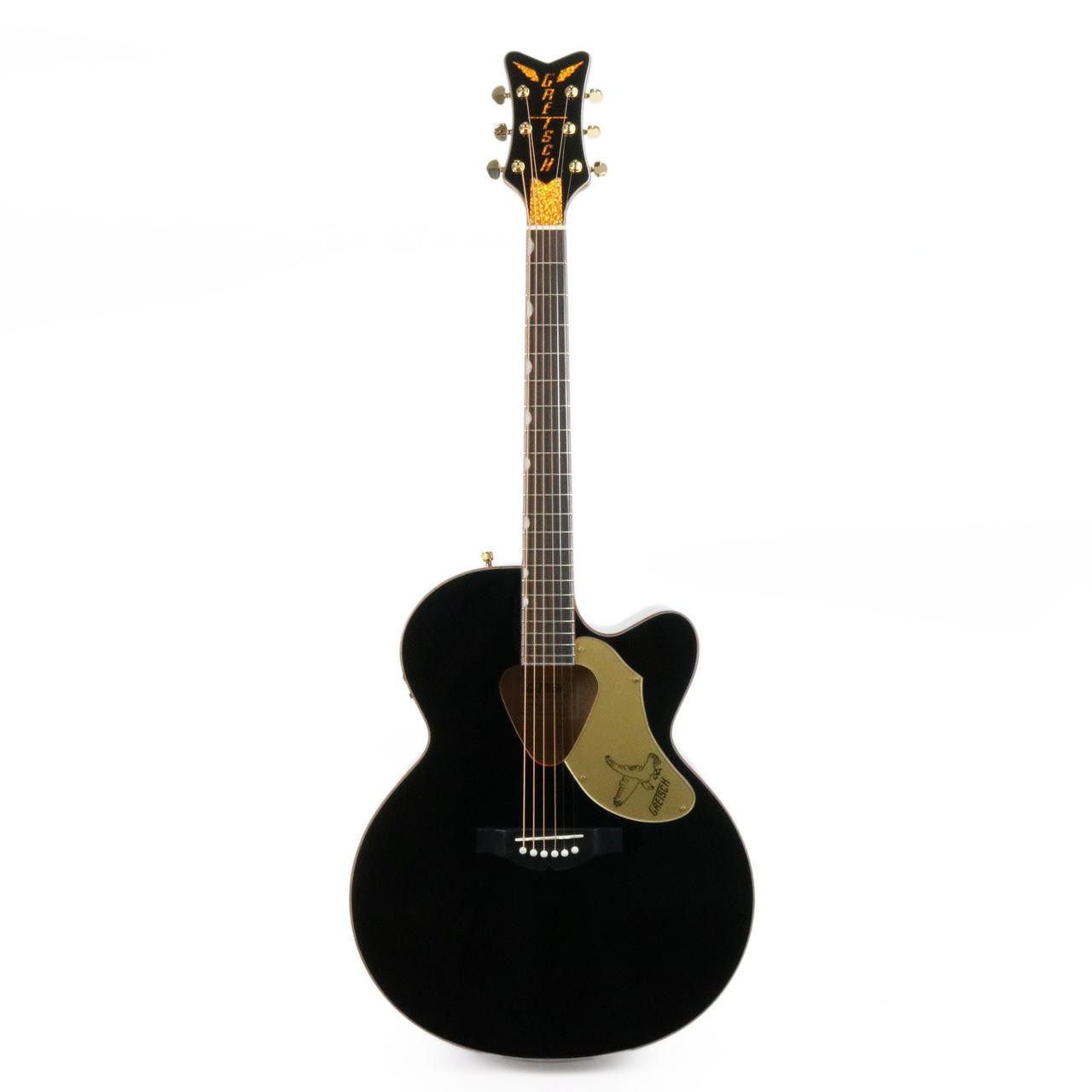 日本版Gretsch G5022CBFE Rancher Falcon Gretsch G5022CBFE Rancher Falcon Jumbo Acoustic Electric - Black