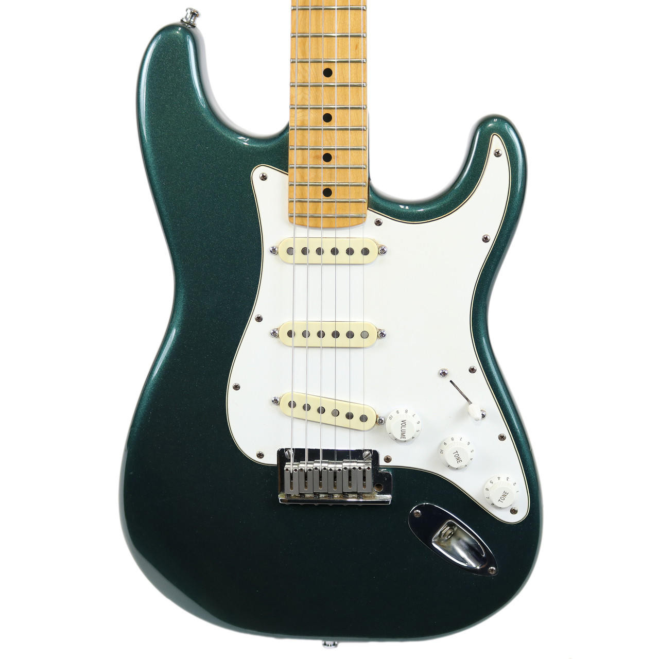 Vintage 1987 Fender American Standard Stratocaster Sherwood Green