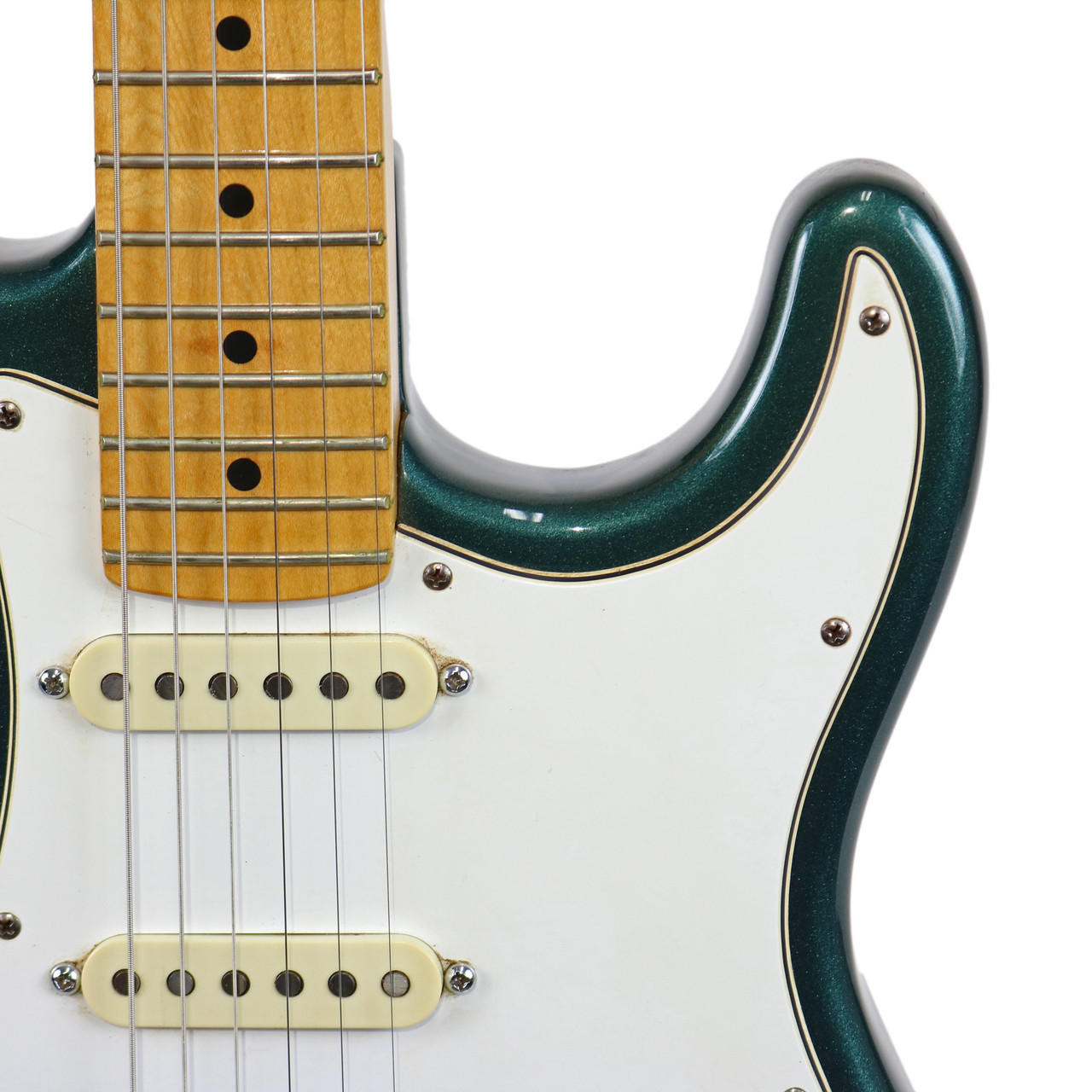 Vintage 1987 Fender American Standard Stratocaster Sherwood Green