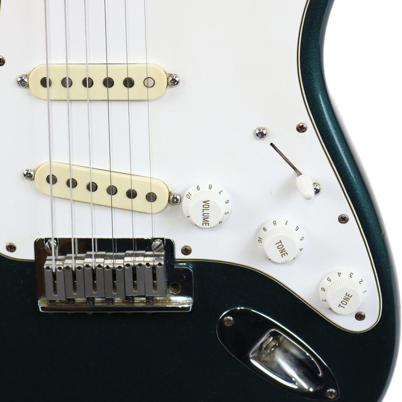 Vintage 1987 Fender American Standard Stratocaster Sherwood Green