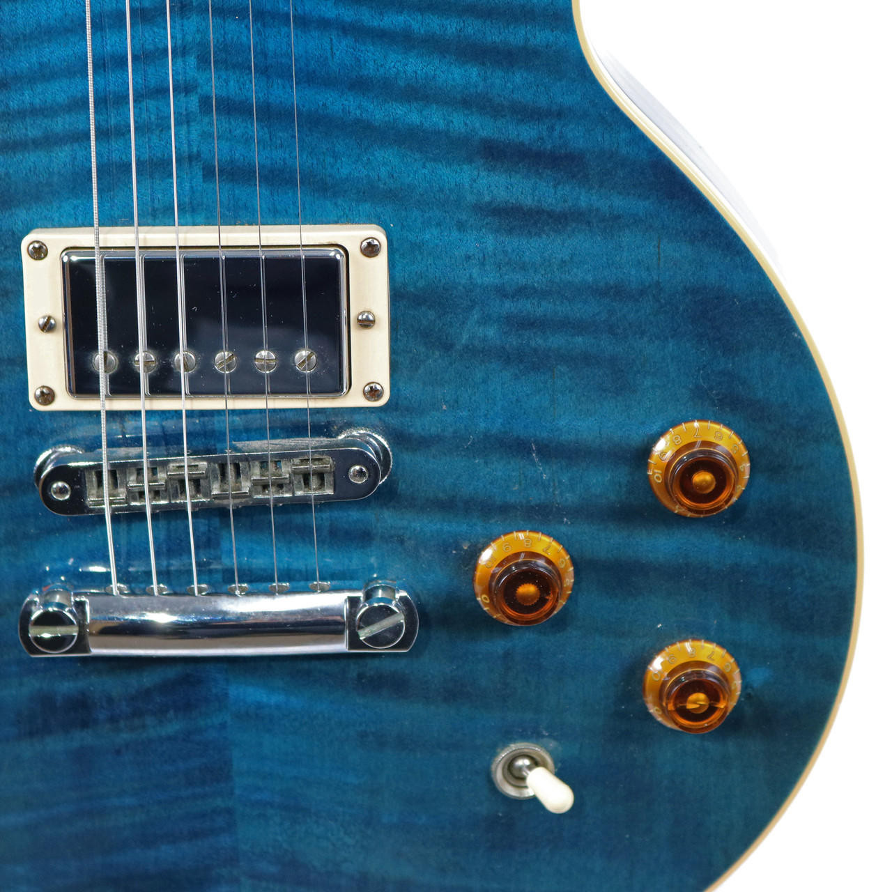 2007 Gibson Les Paul DC Standard Ocean Blue | Cream City Music