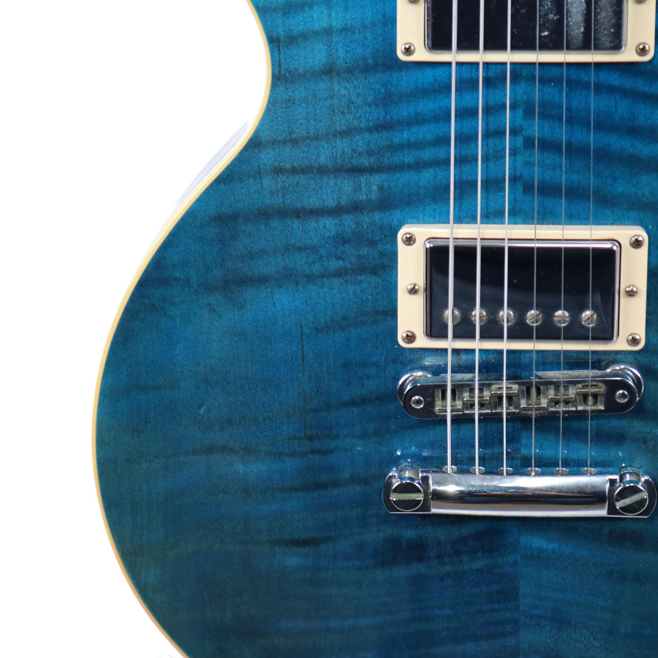 2007 Gibson Les Paul DC Standard Ocean Blue | Cream City Music
