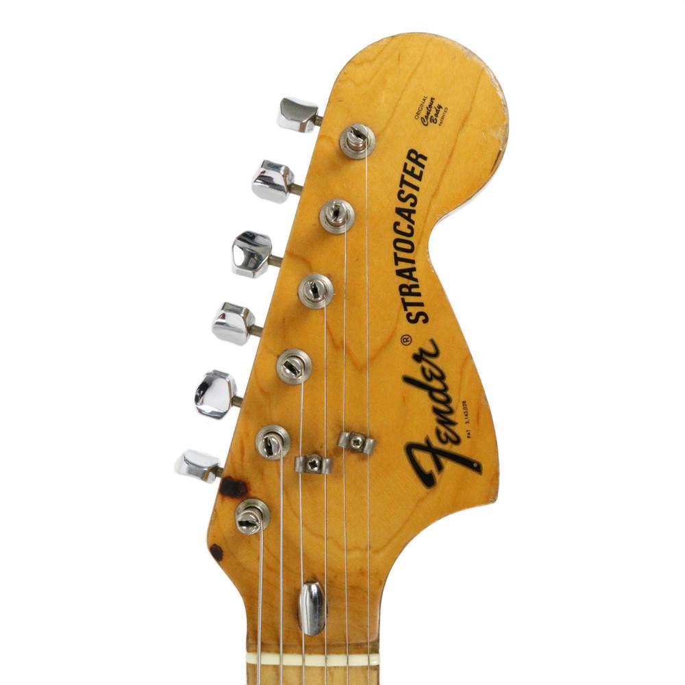 Vintage 1975 Fender Stratocaster Hardtail Electric Guitar Sunburst