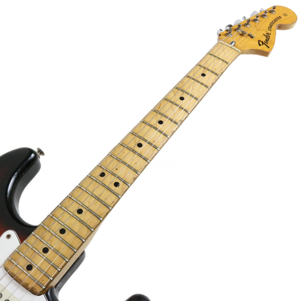 Vintage 1975 Fender Stratocaster Hardtail Electric Guitar Sunburst