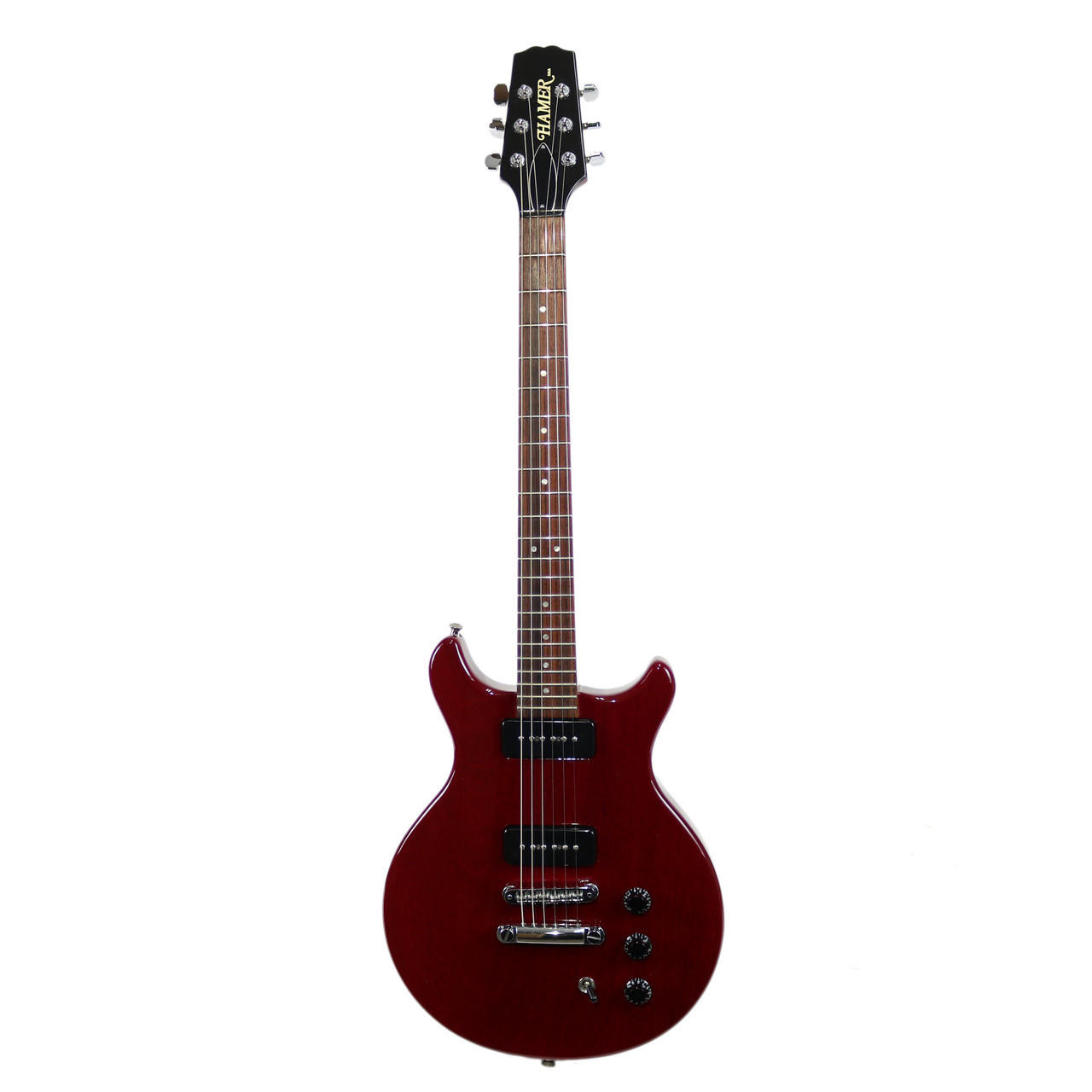 1996 Hamer USA P90 Special Cherry Finish | Cream City Music