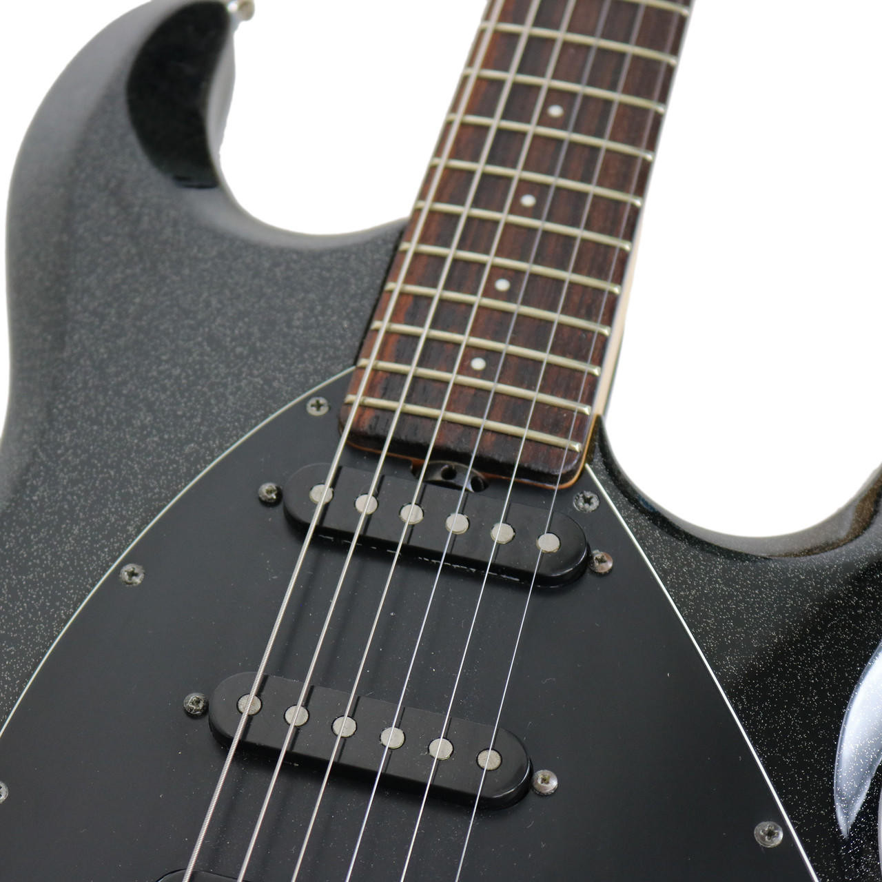 2002 Ernie Ball Music Man Silhouette Special Black Sparkle | Cream