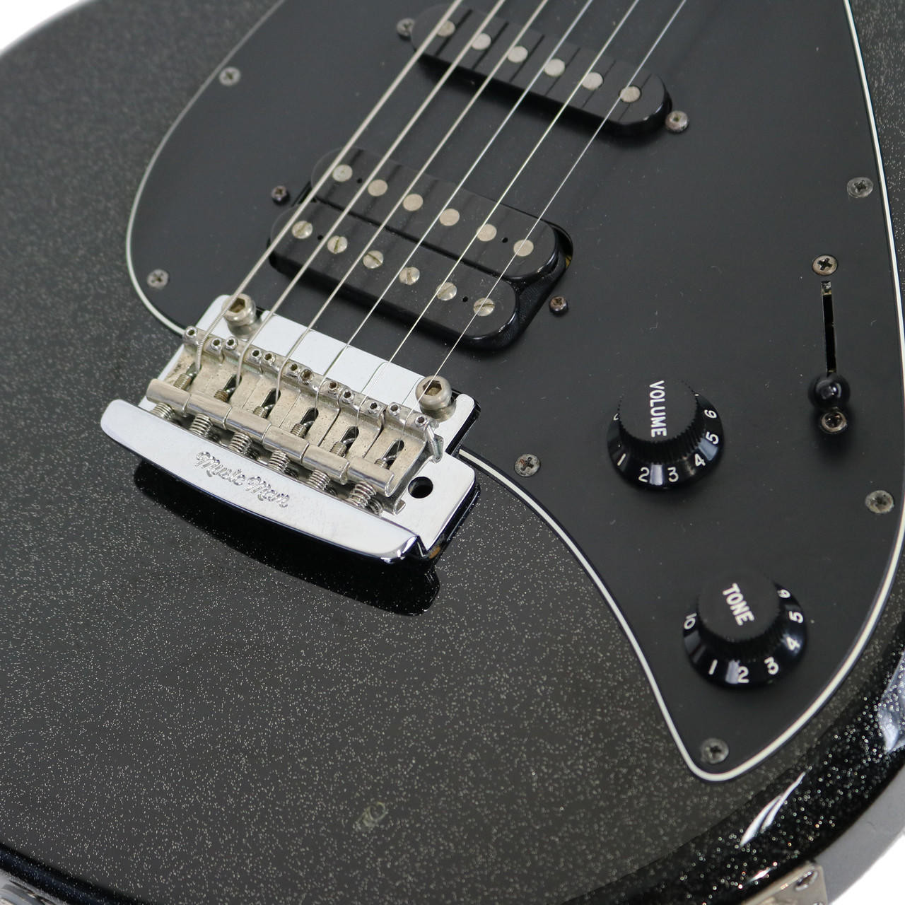 2002 Ernie Ball Music Man Silhouette Special Black Sparkle | Cream