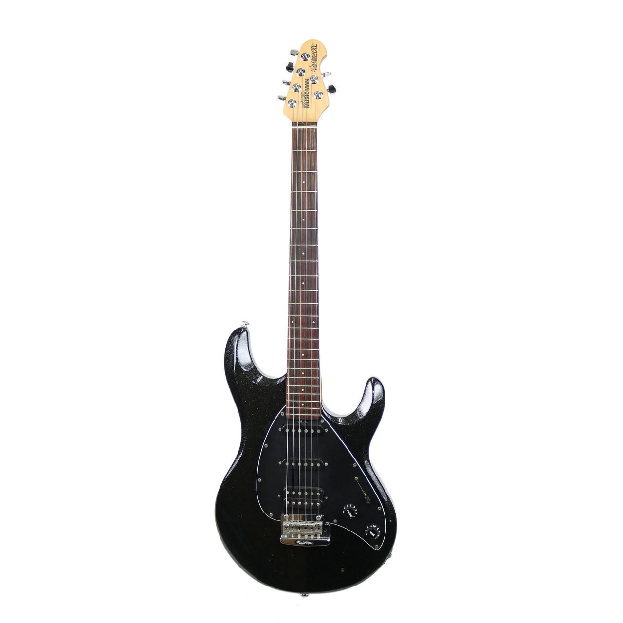 2002 Ernie Ball Music Man Silhouette Special Black Sparkle | Cream