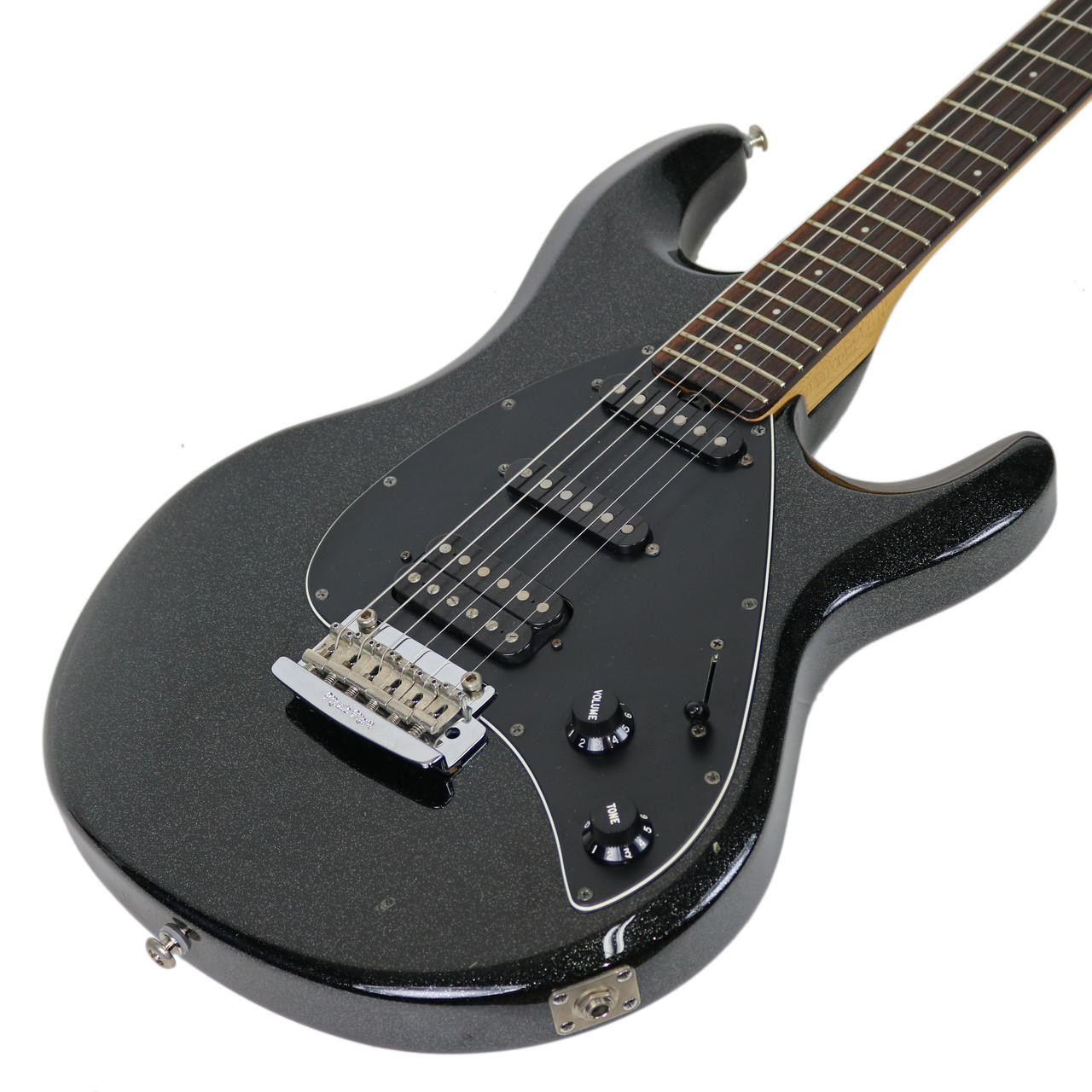 2002 Ernie Ball Music Man Silhouette Special Black Sparkle | Cream