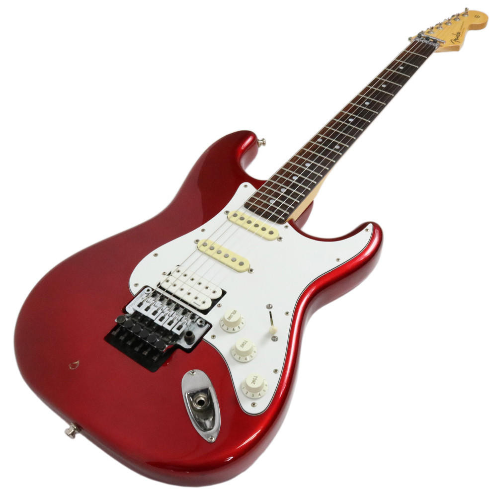 Vintage 1992 Fender Floyd Rose HSS Stratocaster Candy Apple Red