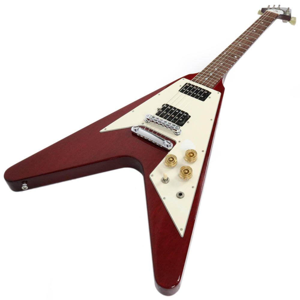 2001 Gibson '67 Reissue Flying V Cherry Finish | Cream City Music