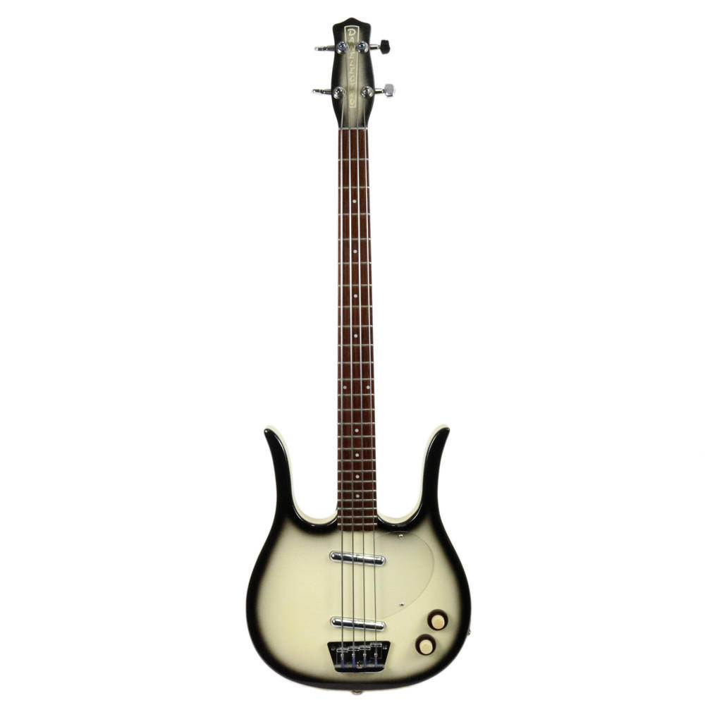 2004 Danelectro '58 Longhorn Electric Bass Guitar Blackburst