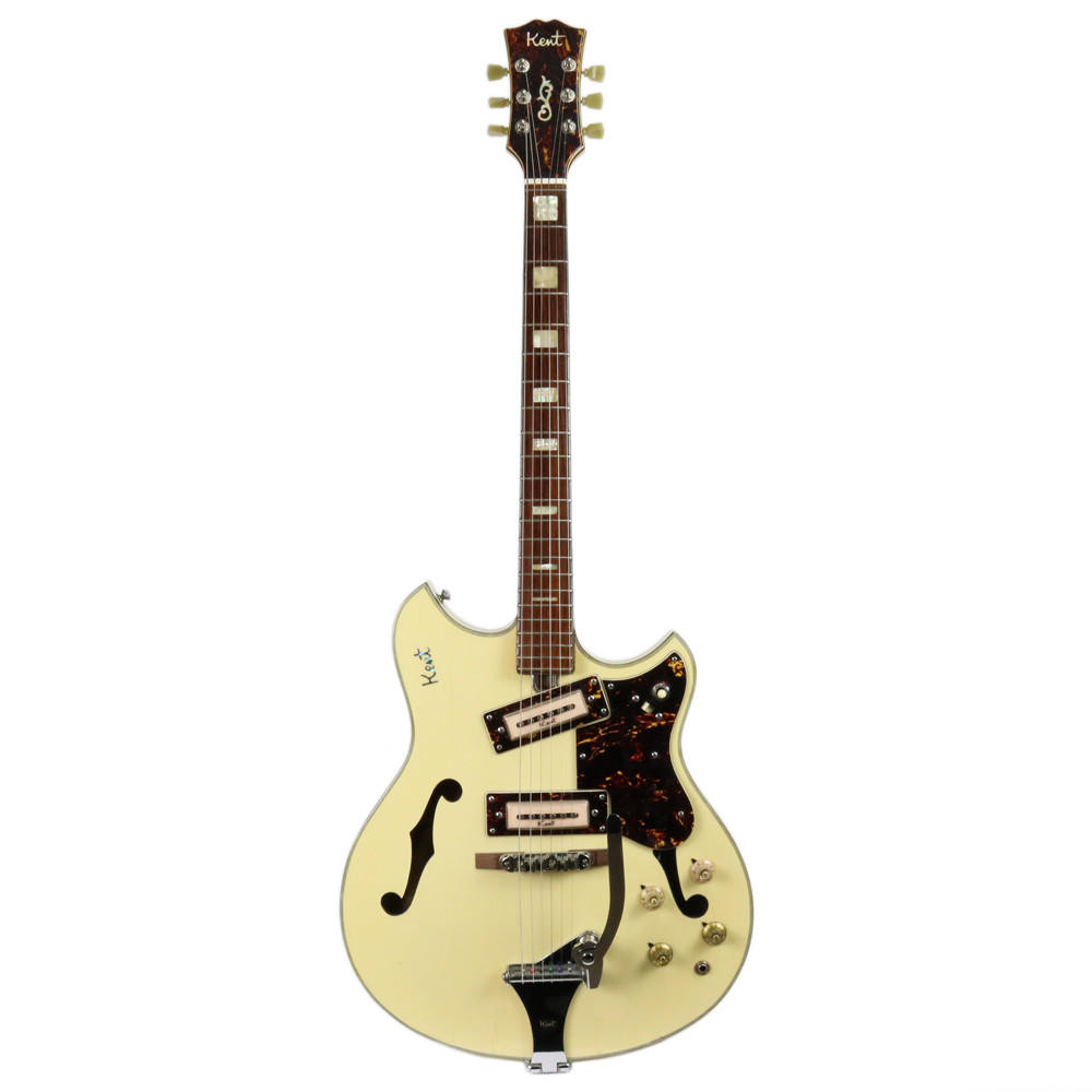 Vintage 1960's Kent Model 820 Electric Guitar Cream Finish | Cream Vintage 1960's Kent Model 820 Electric Guitar Cream Finish | Cream
