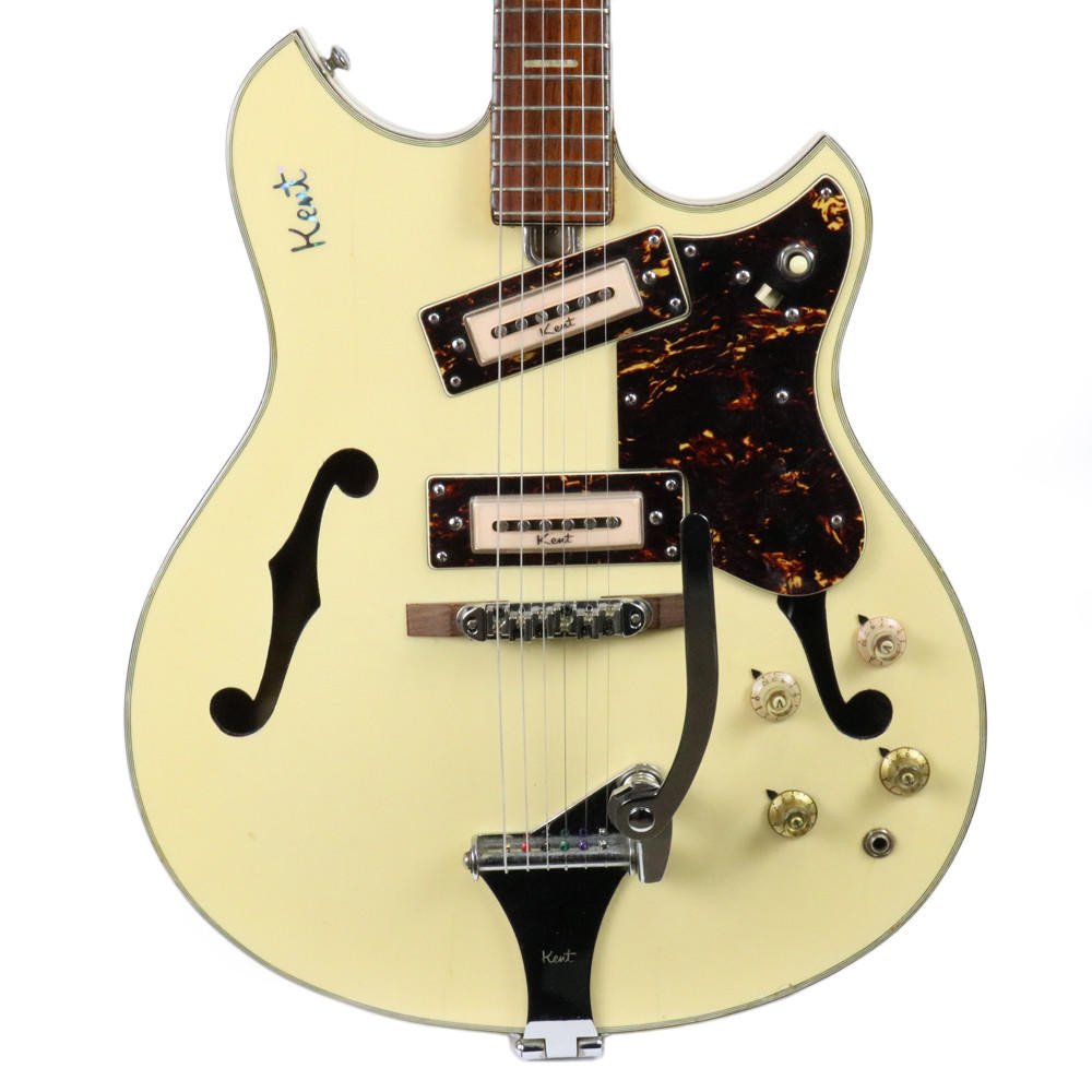 Vintage 1960's Kent Model 820 Electric Guitar Cream Finish | Cream