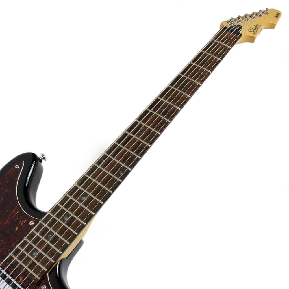 2009 Schecter Hellcat VI Baritone Guitar in Sunburst | Cream City