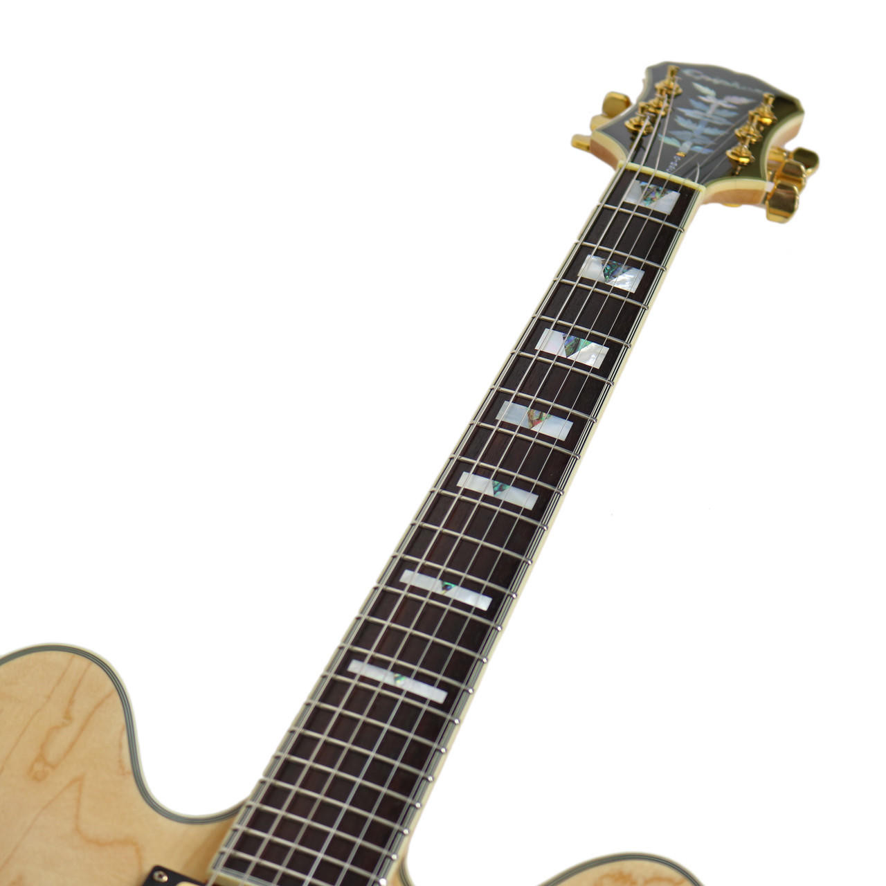 2001 Epiphone Sheraton II Natural Made in Korea | Cream City Music