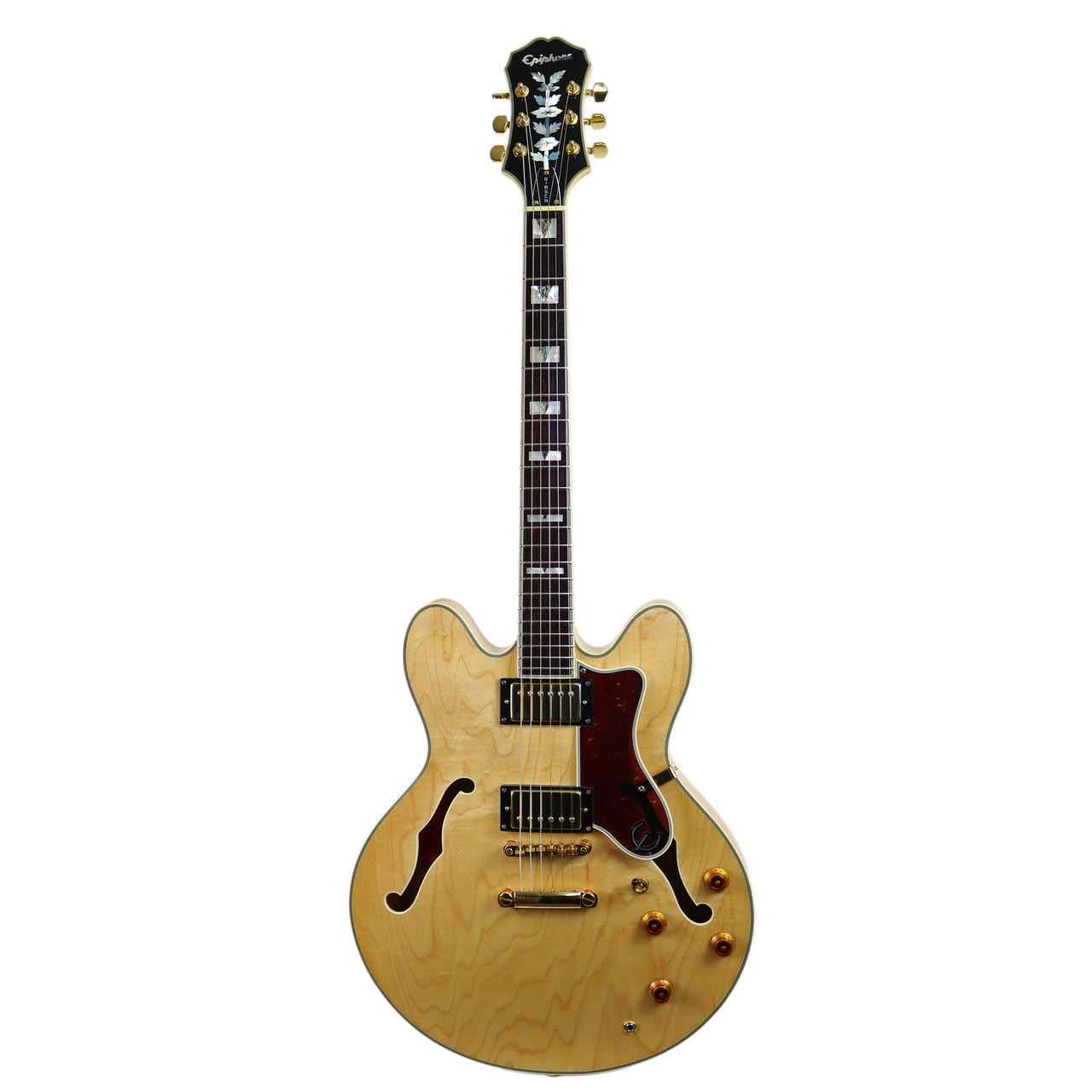 2001 Epiphone Sheraton II Natural Made in Korea | Cream City Music